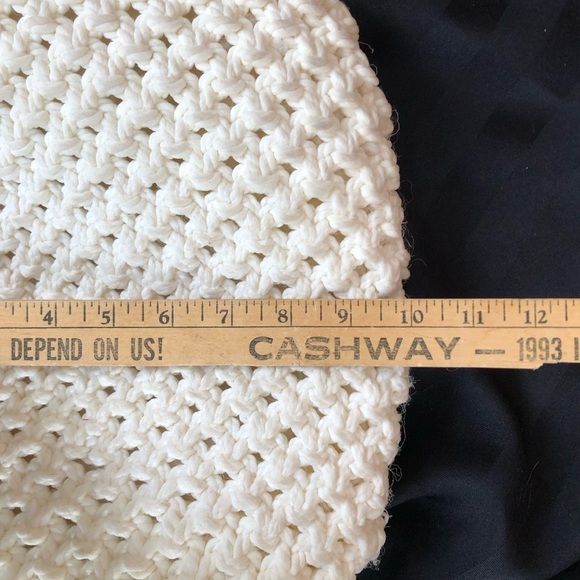 Vtg BOHO Macrame Handbag - Picture 11 of 14